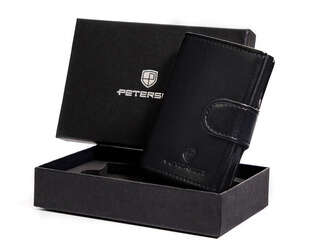 Elegantná peňaženka s podávačom kariet a ochranou RFID - Peterson