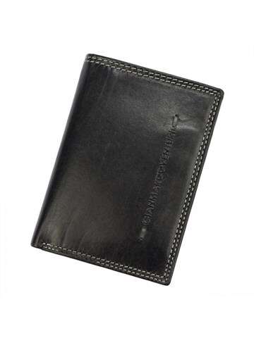Gian Pánska peňaženka Marco Venturi GMV985-U9 Čierna prírodná koža