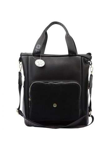 Gregorio EKO PREMIUM #1013 Veľká dámska taška z ekokože Black Shopperbag