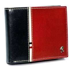 Horizontálna pánska dvojfarebná kožená peňaženka HQ - Rovicky