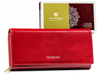 Klasická dámska peňaženka z pravej kože - Peterson