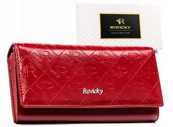 Klasická, rozsiahla dámska peňaženka na patentky - Rovicky