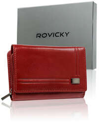 Kompaktná dámska peňaženka z pravej kože - Rovicky