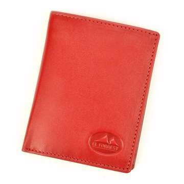 Kožená peňaženka EL FORREST 854-47 RFID Červená s ochranou kariet