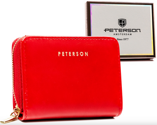 Malá dámska peňaženka z hladkej ekologickej kože - Peterson