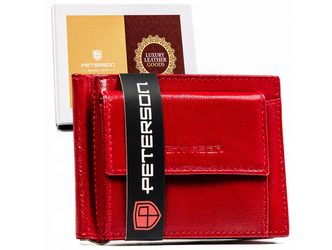 Malá peňaženka-bankovka z prírodnej kože - Peterson