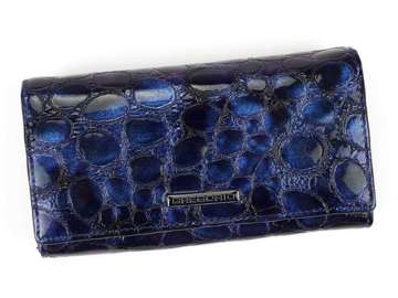 Modrá dámska kožená peňaženka Gregorio FZ-107 s ochranou RFID