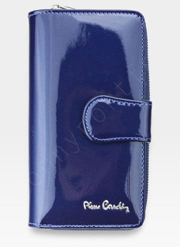 Modrá dámska peňaženka Pierre Cardin z prírodnej kože s ochranou RFID
