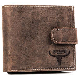 Pánska klasická kožená peňaženka s príveskom - Buffalo Wild