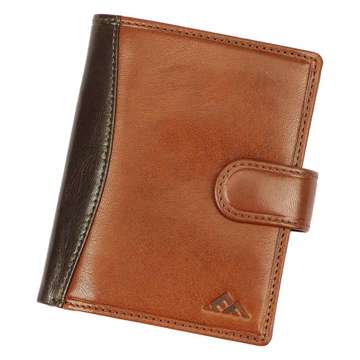 Pánska kožená peňaženka EL FORREST 507-21 RFID Brown s ochranou proti krádeži