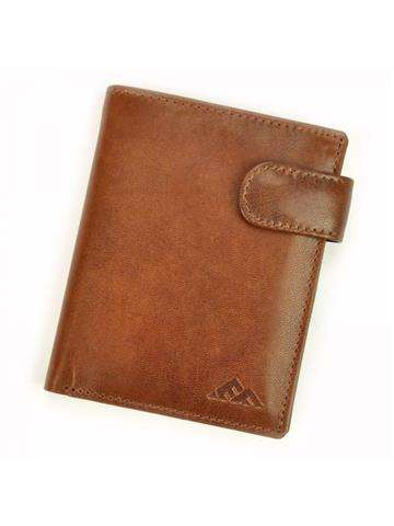 Pánska kožená peňaženka EL FORREST 543-26 RFID Brown s ochranou proti krádeži