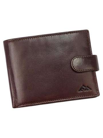 Pánska kožená peňaženka EL FORREST 545-28 RFID hnedá s ochranou proti skenovaniu