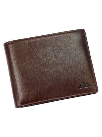 Pánska kožená peňaženka EL FORREST 545/A-28 RFID hnedá s ochranou proti skenovaniu