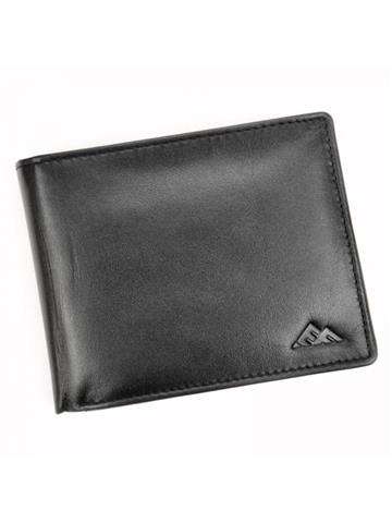 Pánska kožená peňaženka EL FORREST 545/A-67 RFID Black Horizontal
