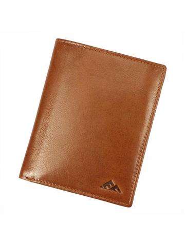 Pánska kožená peňaženka EL FORREST 546-26 RFID Brown s funkciou ochrany kariet