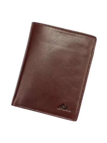Pánska kožená peňaženka EL FORREST 546-28 RFID hnedá s ochranou proti skenovaniu
