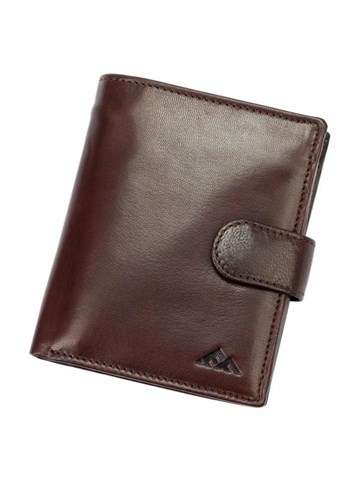 Pánska kožená peňaženka EL FORREST 547-28 RFID v hnedej farbe s ochrannou funkciou RFID