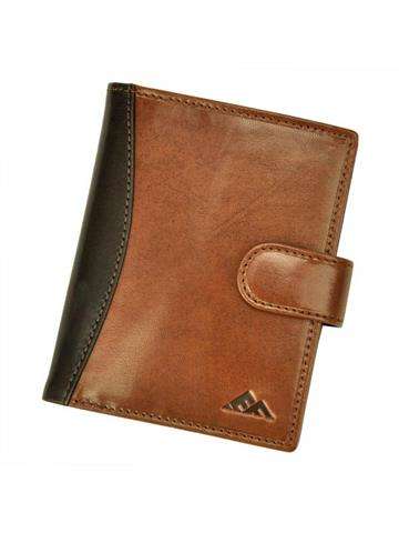 Pánska kožená peňaženka EL FORREST 570-21 RFID Brown s ochranou proti krádeži