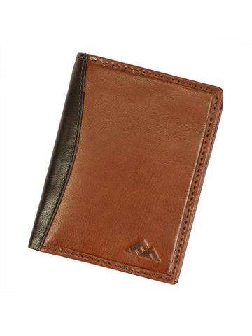 Pánska kožená peňaženka EL FORREST 575-21 RFID hnedá so zabezpečeným vreckom