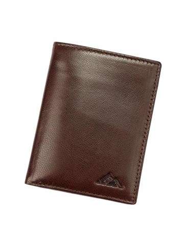 Pánska kožená peňaženka EL FORREST 575-28 RFID hnedá so strednou veľkosťou a ochranou RFID