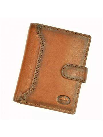 Pánska kožená peňaženka EL FORREST 852-29 RFID Brown Vertical