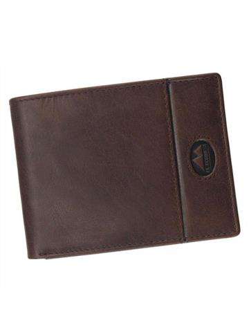 Pánska kožená peňaženka EL FORREST 892/A-22 RFID tmavohnedá s ochrannou funkciou RFID