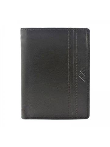 Pánska kožená peňaženka EL FORREST 896-25 RFID tmavohnedá orientácia na výšku s funkciou RFID SECURE