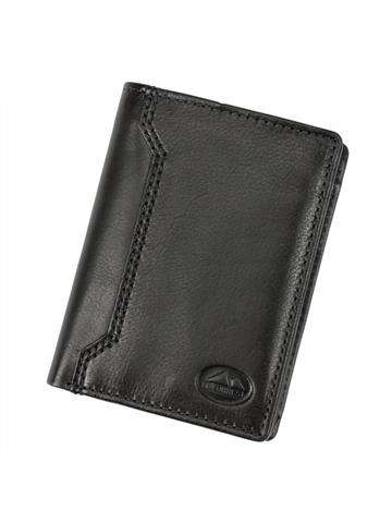 Pánska kožená peňaženka EL FORREST 914-19 RFID Black Vertical