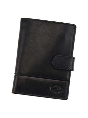 Pánska kožená peňaženka EL FORREST 988-61 RFID Black s ochranou proti krádeži