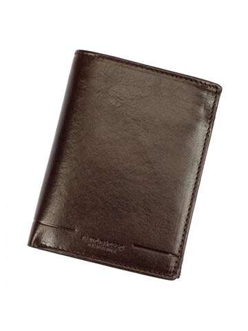 Pánska kožená peňaženka Mato Grosso 0701/17-25 RFID Dark Brown Large Vertical