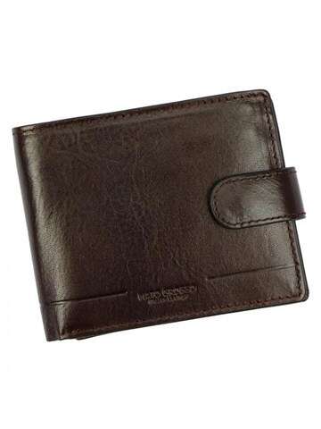 Pánska kožená peňaženka Mato Grosso 0708/17-25 RFID Dark Brown Horizontal