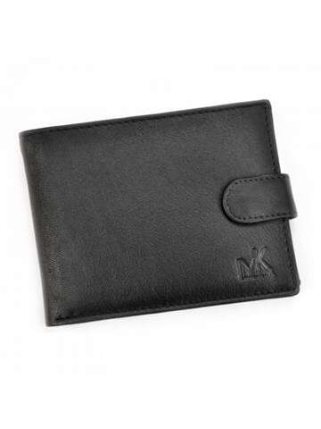 Pánska kožená peňaženka Money Kepper CC 5600B Black Horizontal Medium Size