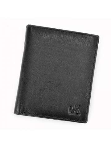 Pánska kožená peňaženka Money Kepper CC 5601 čierna s priehradkami na karty a mince