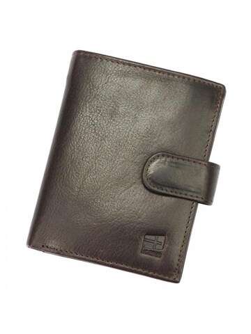 Pánska kožená peňaženka Nordee ADL02-N4L-VT Classic Brown