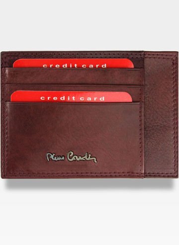 Pánska kožená peňaženka Pierre Cardin Slim Bordo Case Eko06 p020 Bordo