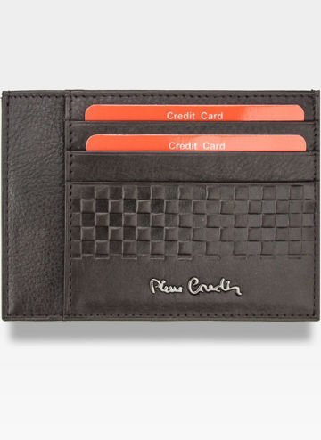 Pánska kožená peňaženka Pierre Cardin Slim Brown Case TILAK39 P020