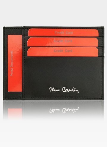 Pánska kožená peňaženka Pierre Cardin Slim Case Tilak06 P020 Black