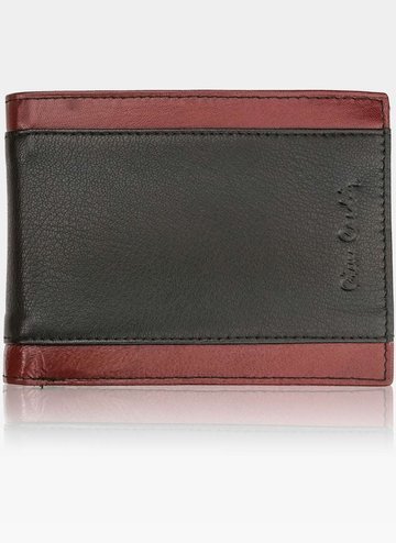 Pánska kožená peňaženka Pierre Cardin TILAK32 8805 čierna + červená / čierna + bordová
