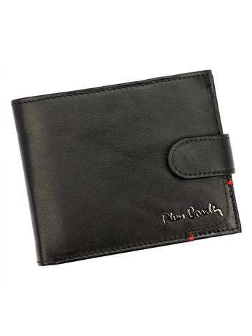 Pánska kožená peňaženka Pierre Cardin TILAK75 324A čierna horizontálna orientácia RFID SECURE