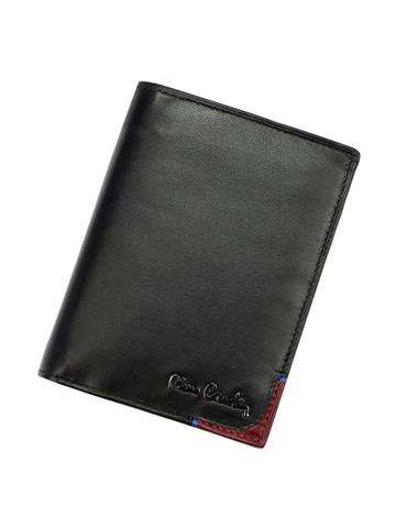 Pánska kožená peňaženka Pierre Cardin TILAK75 331 čierno-červená s funkciou RFID SECURE