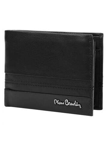 Pánska kožená peňaženka Pierre Cardin TILAK97 8806 Black Horizontal RFID SECURE