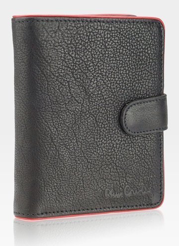 Pánska kožená peňaženka Pierre Cardin Tumble 326A RFID Black+red
