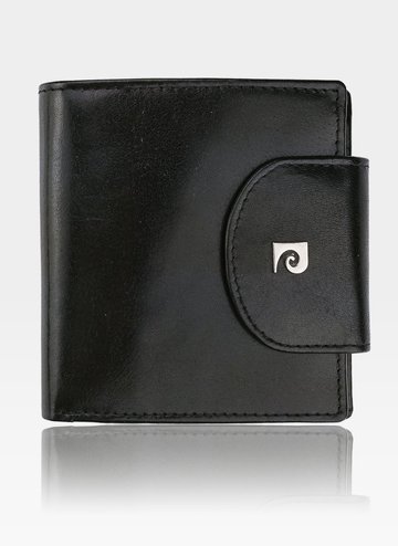 Pánska kožená peňaženka Pierre Cardin čierna na zips YS507.10 479 NERO