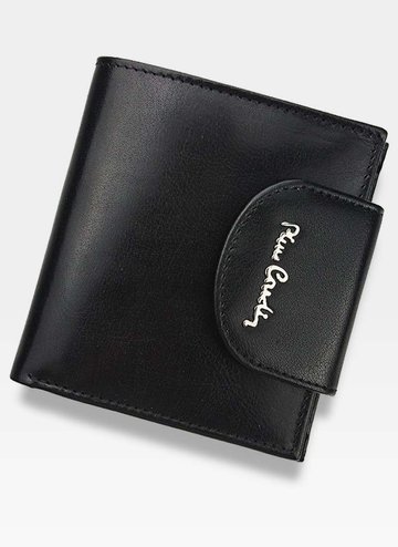 Pánska kožená peňaženka Pierre Cardin čierna na zips YS520.10 479 NERO