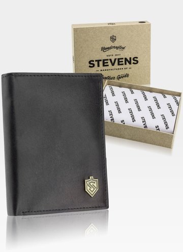 Pánska kožená peňaženka STEVENS Ochranná technológia RFID Thin SLIM