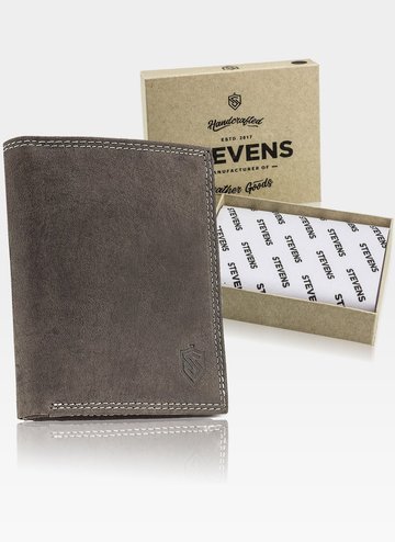 Pánska kožená peňaženka STEVENS Ochranná technológia RFID Thin SLIM