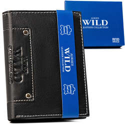 Pánska kožená peňaženka bez vonkajšieho zapínania - Always Wild