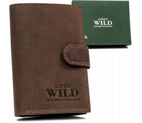 Pánska kožená peňaženka s vertikálnou orientáciou - Always Wild