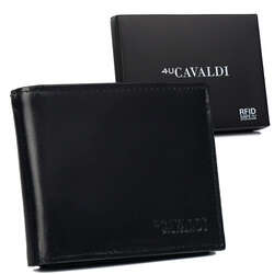 Pánska kožená peňaženka s vreckom na registračný preukaz - Cavaldi