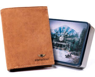 Pánska kožená peňaženka so systémom RFID Protect - Peterson